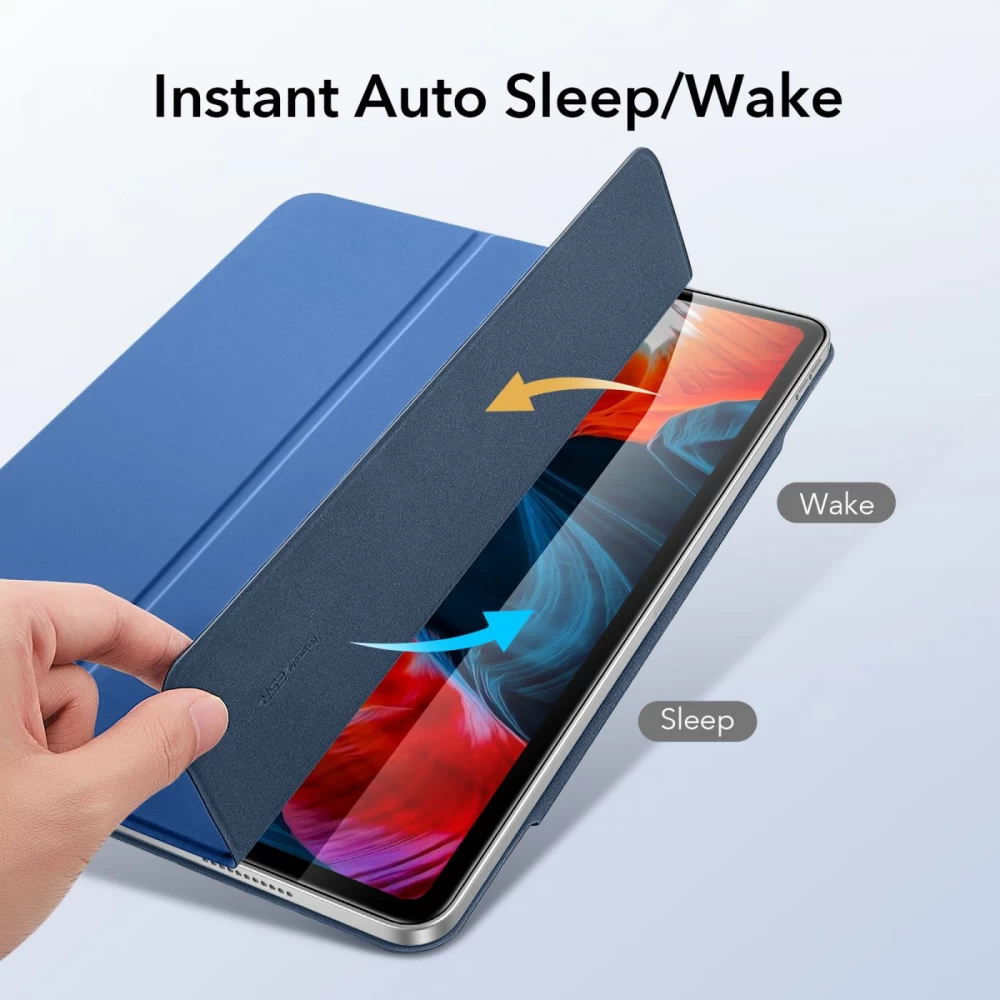 Apple iPad Pro 12.9 (2021) maciņš zils ESR Rebound Magnetic