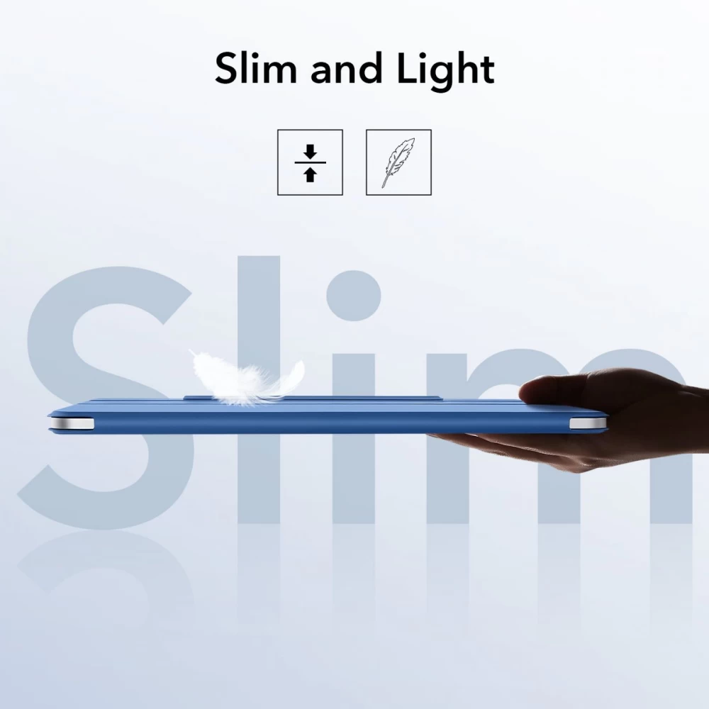 Apple iPad Pro 12.9 (2021) maciņš zils ESR Rebound Magnetic