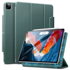 Apple iPad Pro 12.9 (2021) tablet skal, fodral grön ESR Rebound Magnetic 