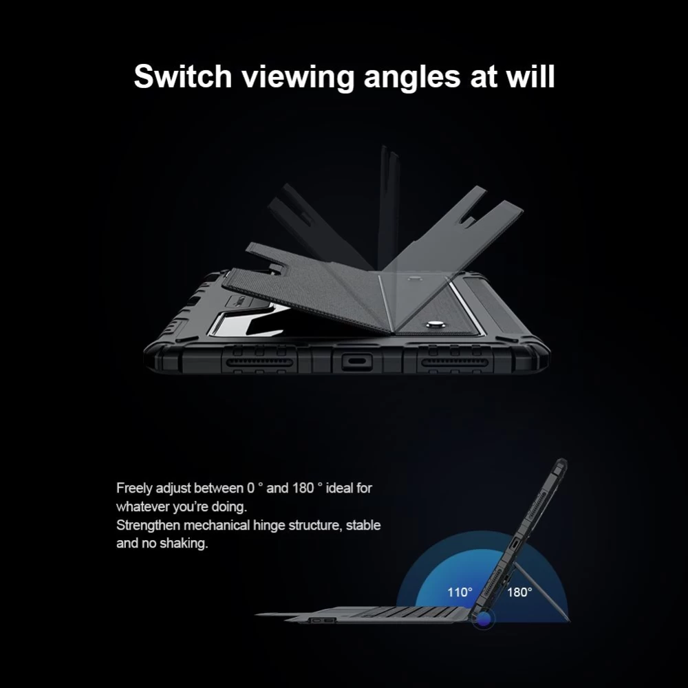 Apple iPad Pro 11 (2021) maciņš melns NILLKIN BUMPER COMBO KEYBOARD