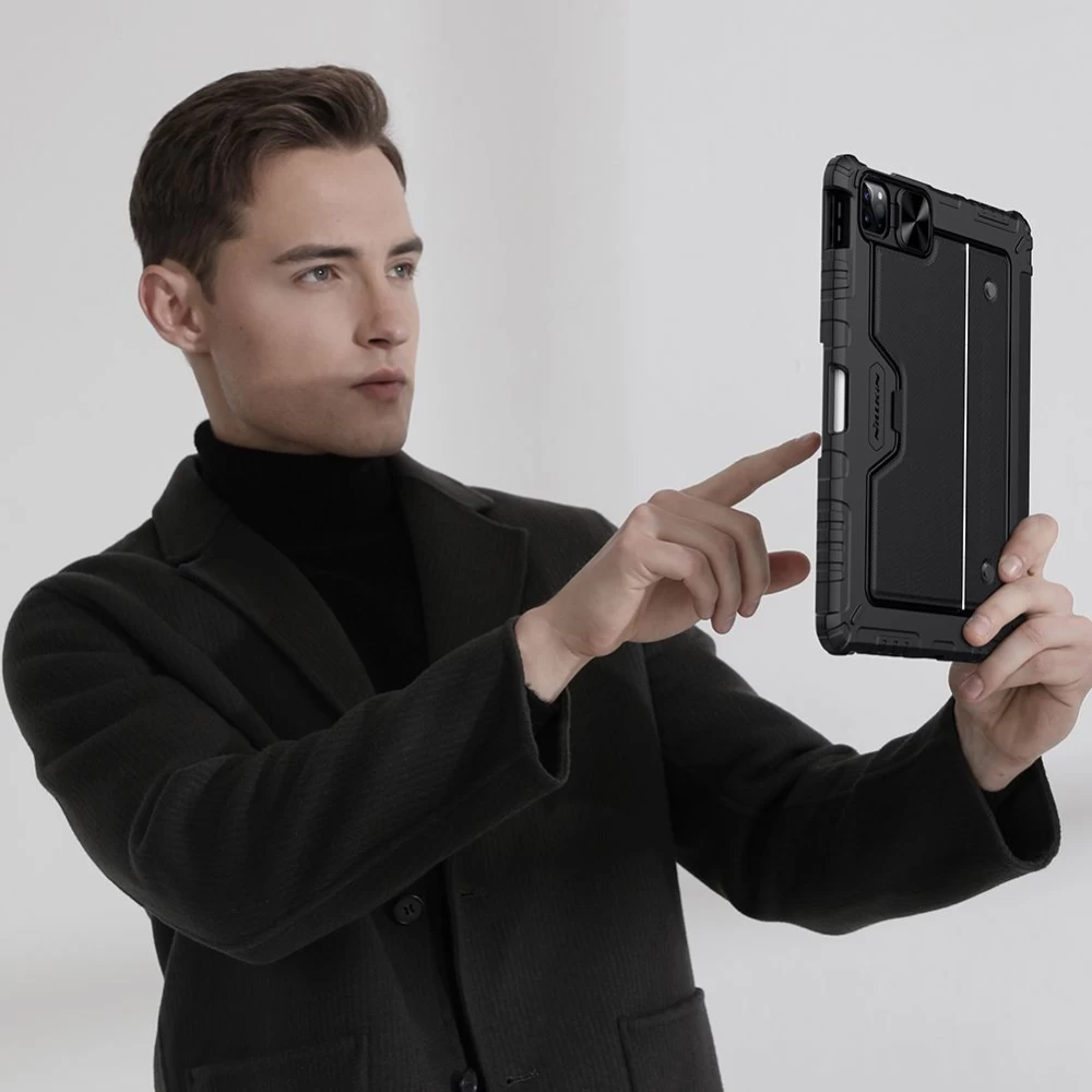 Apple iPad Pro 11 (2021) maciņš melns NILLKIN BUMPER COMBO KEYBOARD
