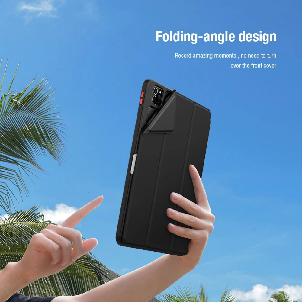 Apple iPad Pro 11 (2021) tablet skal, fodral grön Nillkin Bevel Leather