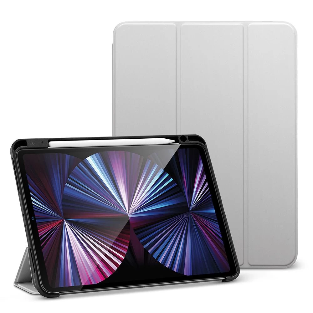 Apple iPad Pro 11 (2021) tablet skal, fodral grå ESR Rebound Pencil