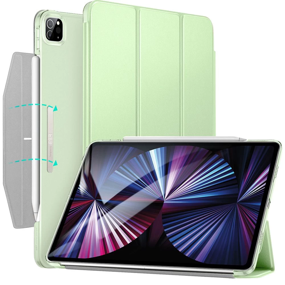 Apple iPad Pro 11 (2021) tablet skal, fodral grön ESR Ascend Trifold  2021