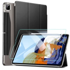 Apple iPad Pro 11 (2021) tablet skal, fodral svart ESR Ascend Trifold  /Tempered Glass