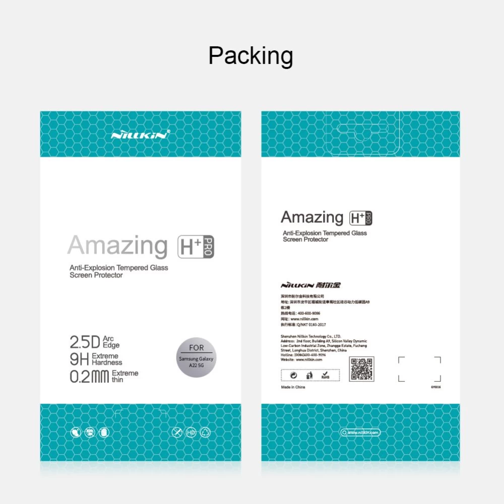 Samsung Galaxy A22 skärmskydd  Nillkin H+PRO 5G