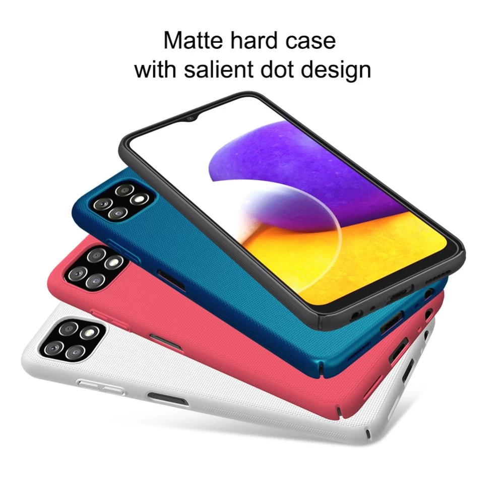 Samsung Galaxy A22 vāciņš sarkans Nillkin Super Frosted Shield  5G