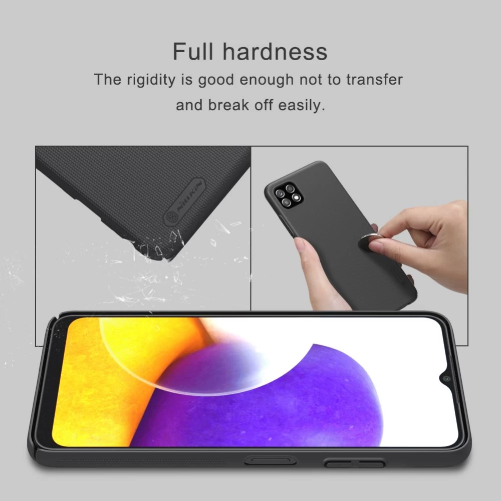 Samsung Galaxy A22 vāciņš sarkans Nillkin Super Frosted Shield  5G