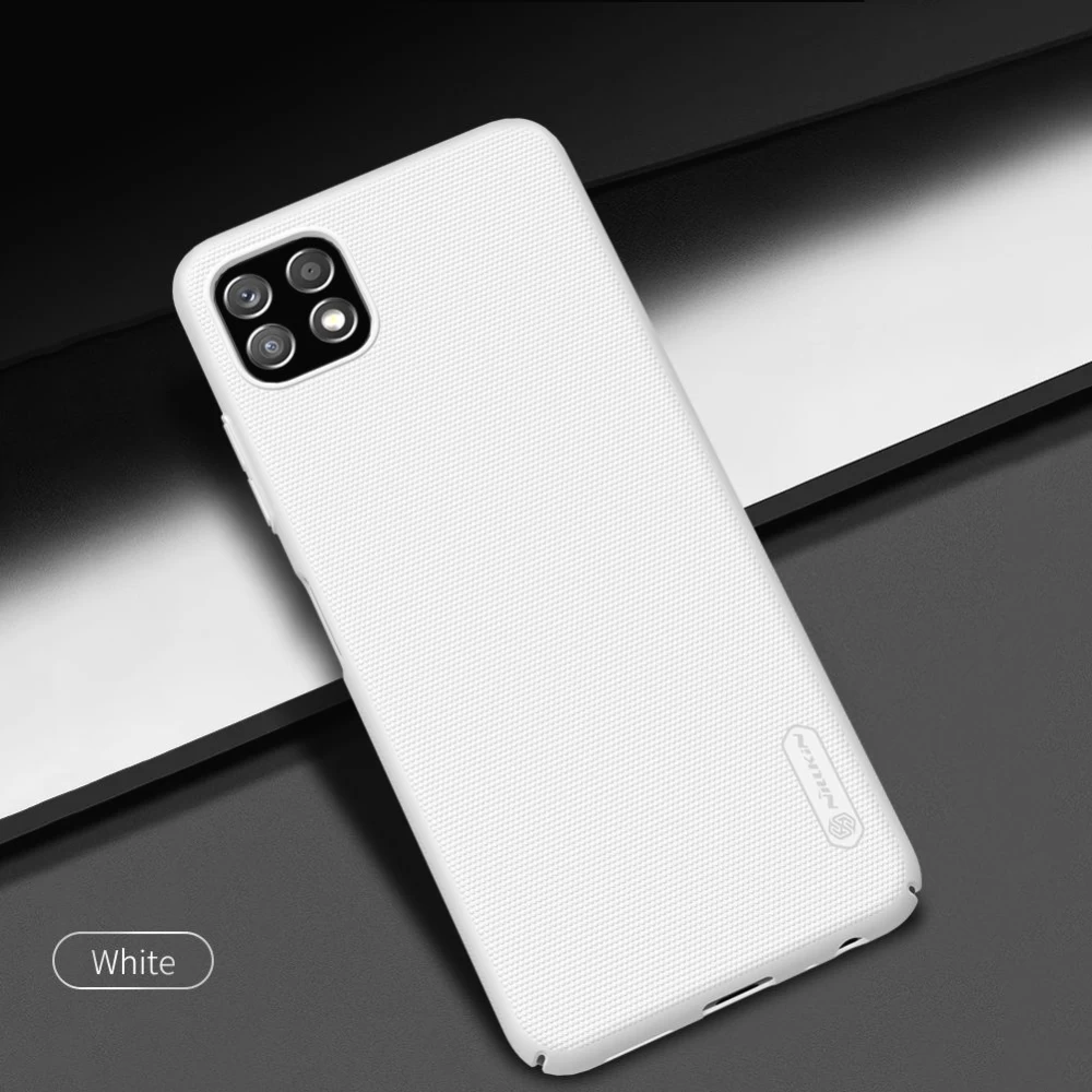 Samsung Galaxy A22 vāciņš sarkans Nillkin Super Frosted Shield  5G
