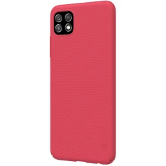 Samsung Galaxy A22 vāciņš sarkans Nillkin Super Frosted Shield  5G