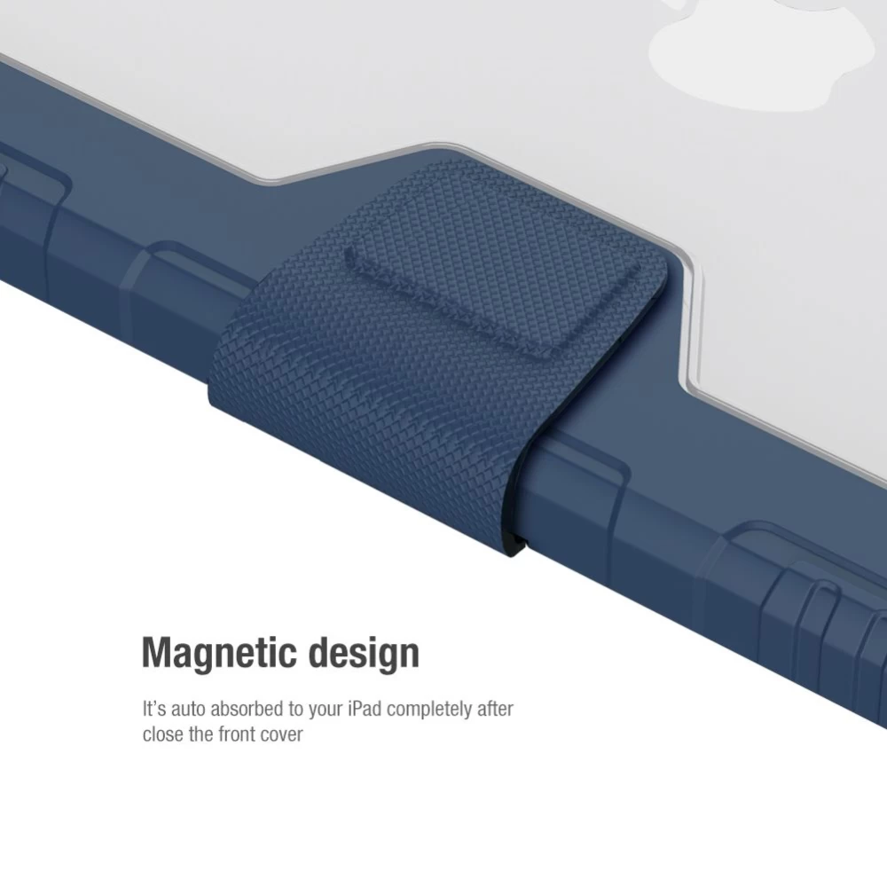 Apple iPad 10.2 8th Gen (2020) maciņš pelēks Nillkin Bumper Leather  Pro
