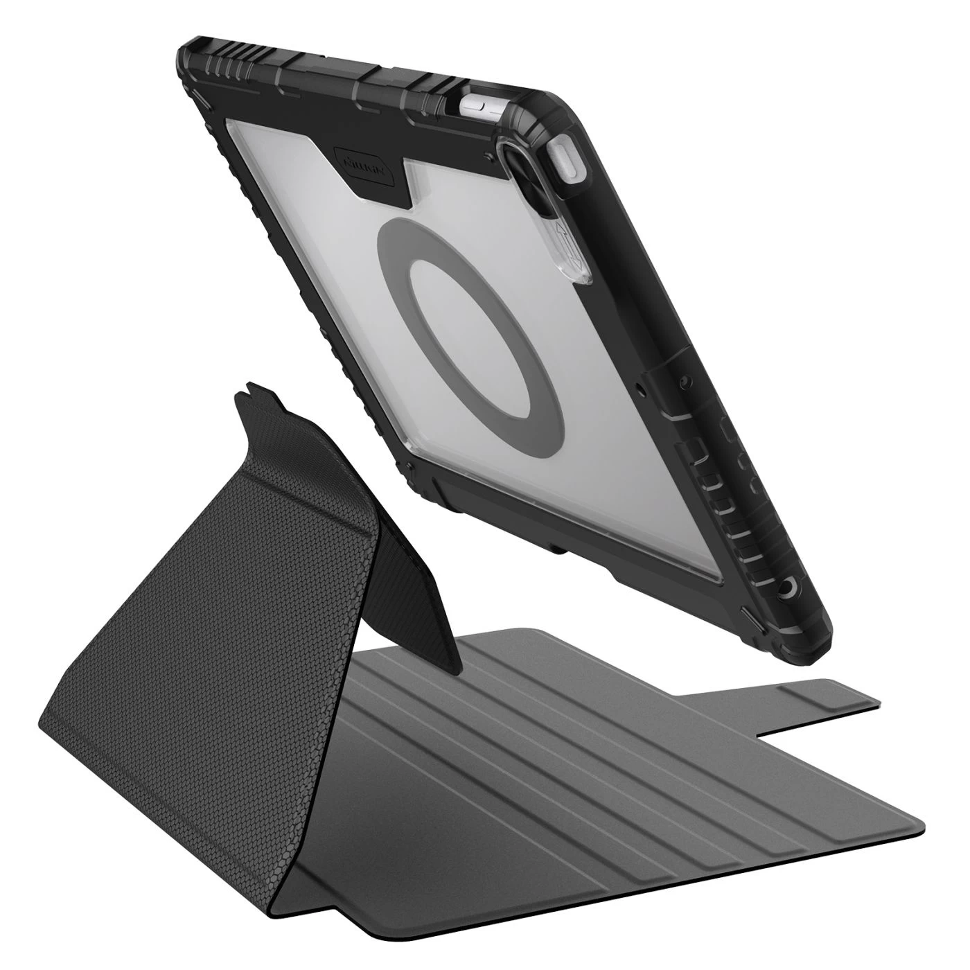 Apple iPad 10.2 8th Gen (2020) maciņš melns NILLKIN Bumper SnapSafe