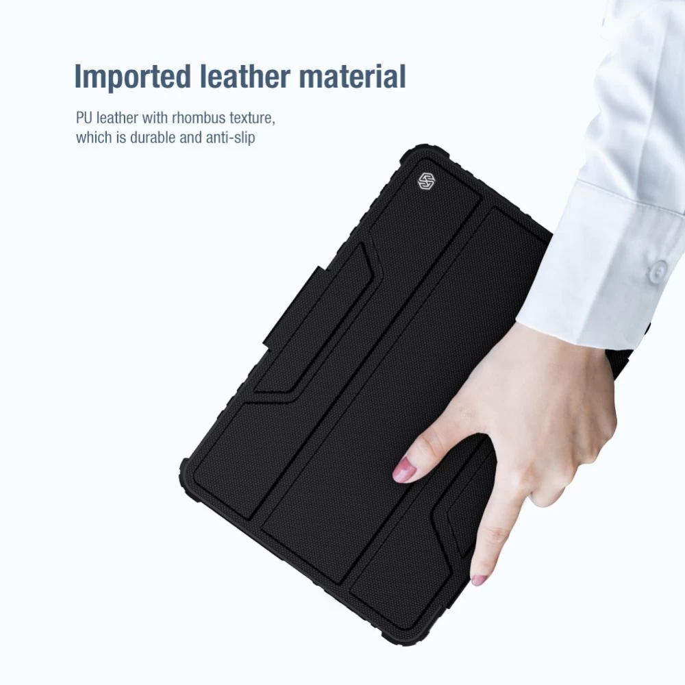 Huawei MatePad Pro 10.8 (2021) tablet skal, fodral svart Nillkin Bumper Leather  Mate Pad 2021