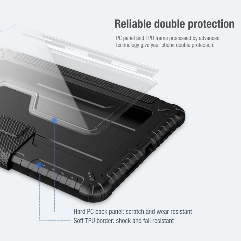 Huawei MatePad Pro 10.8 (2021) tablet skal, fodral svart Nillkin Bumper Leather  Mate Pad 2021