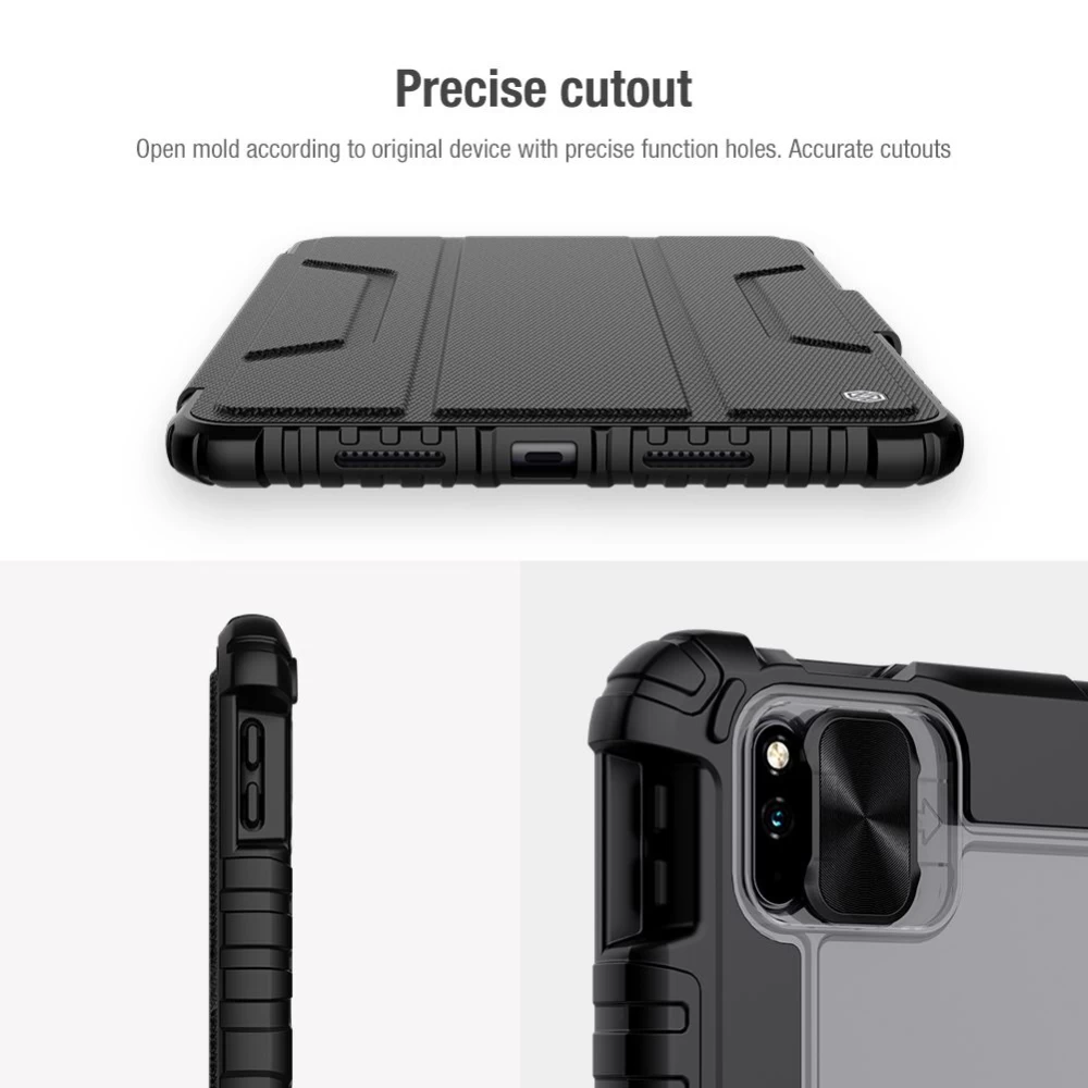 Huawei MatePad Pro 10.8 (2021) tablet skal, fodral svart Nillkin Bumper Leather  Mate Pad 2021