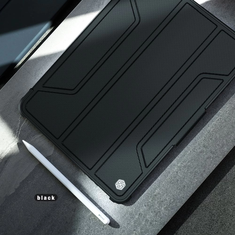 Huawei MatePad Pro 10.8 (2021) tablet skal, fodral svart Nillkin Bumper Leather  Mate Pad 2021