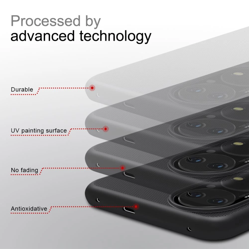 Huawei P50 ümbris must Nillkin Super Frosted Shield