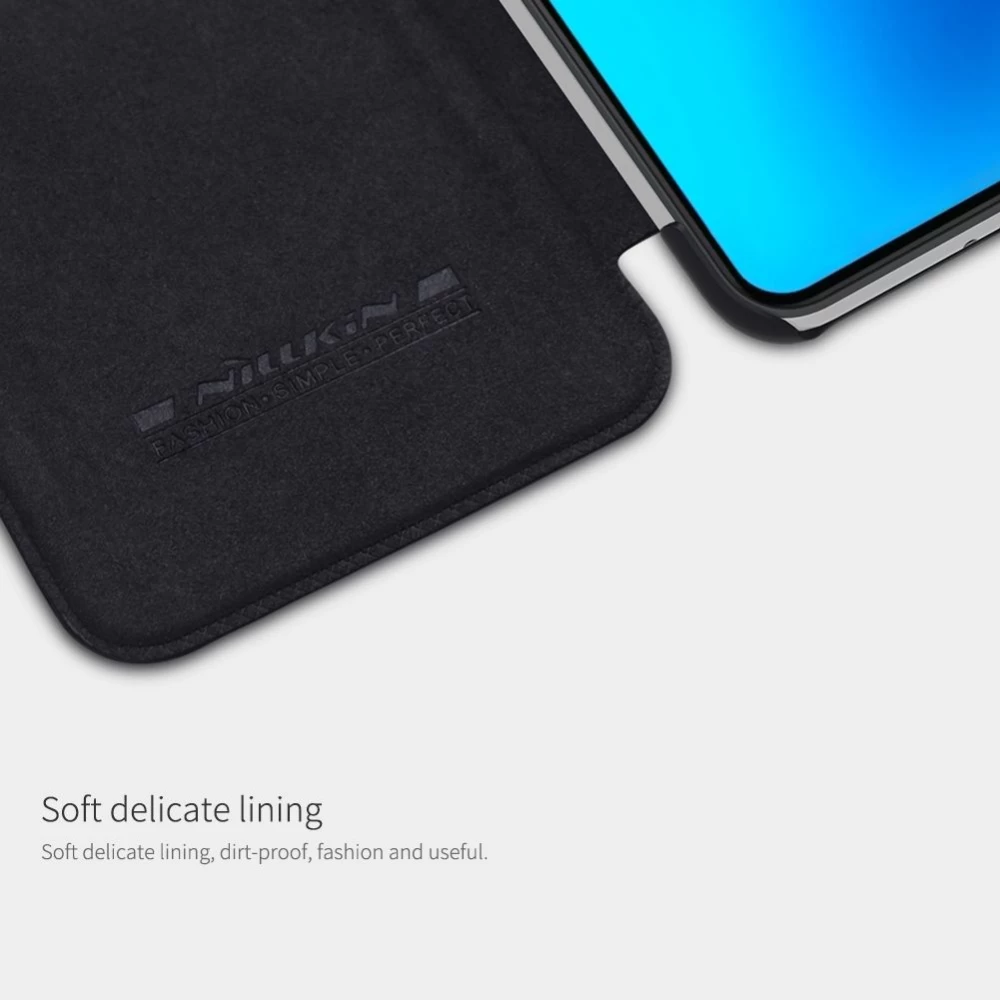 Huawei P50 fodral svart Nillkin Qin Leather