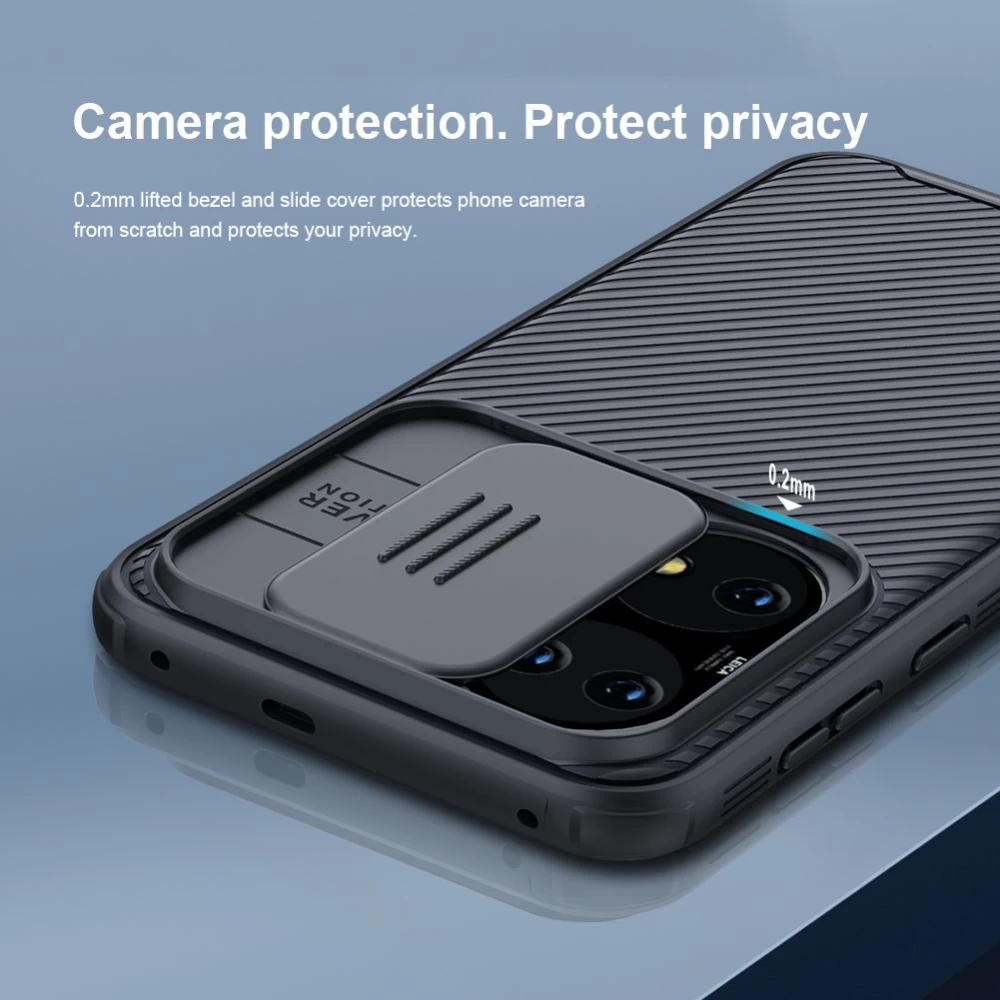 Huawei P50 skal blå Nillkin CamShield PRO