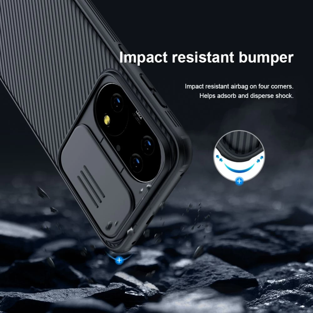 Huawei P50 skal blå Nillkin CamShield PRO