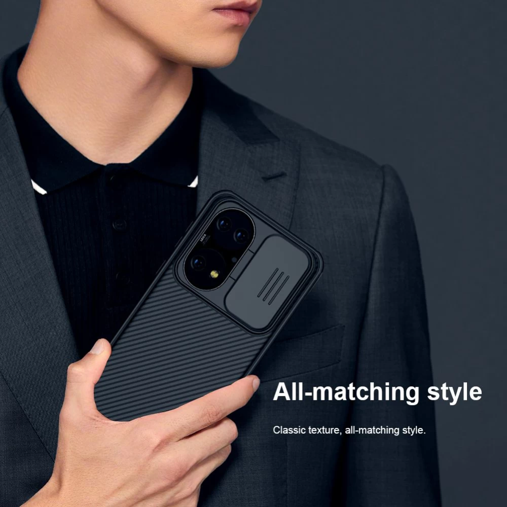 Huawei P50 skal blå Nillkin CamShield PRO