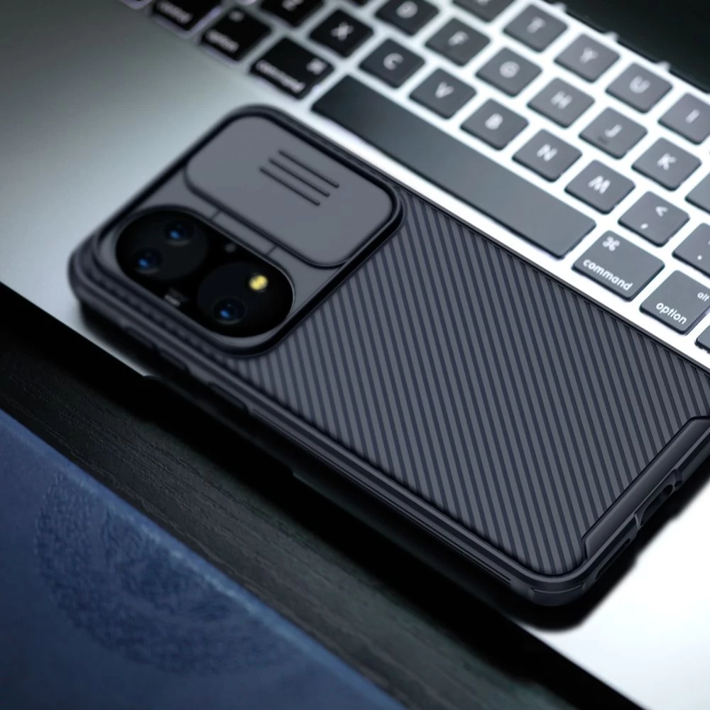 Huawei P50 skal blå Nillkin CamShield PRO