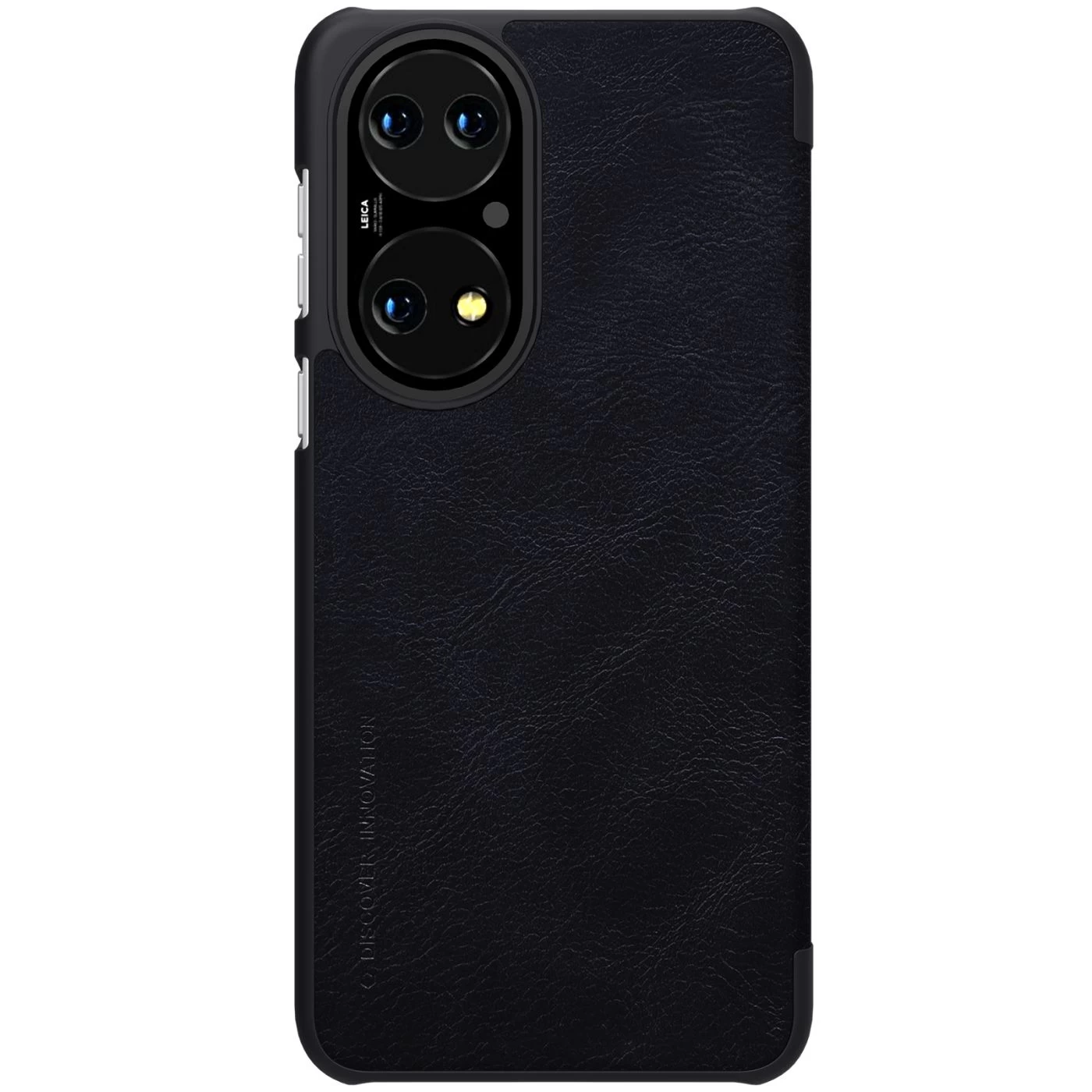 Huawei P50 fodral svart Nillkin Qin Leather