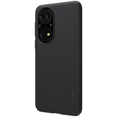 Huawei P50 skal svart Nillkin Super Frosted Shield 