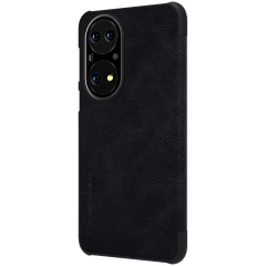 Huawei P50 fodral svart Nillkin Qin Leather 