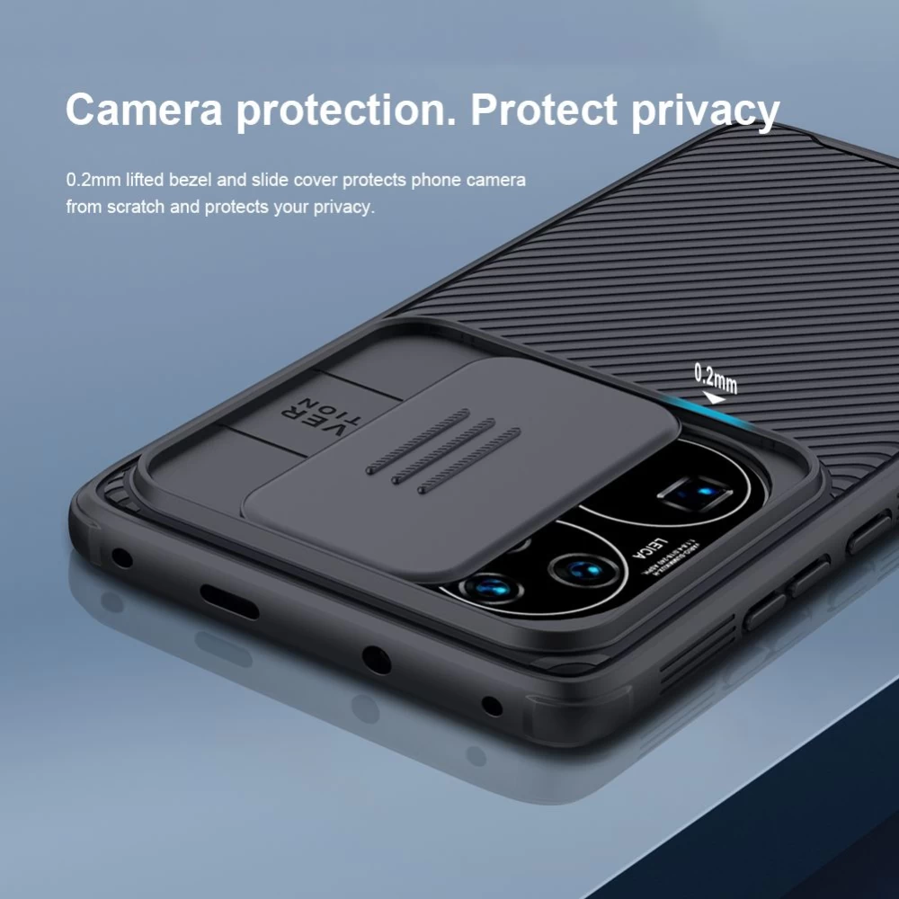 Huawei P50 Pro чехол синий Nillkin CamShield