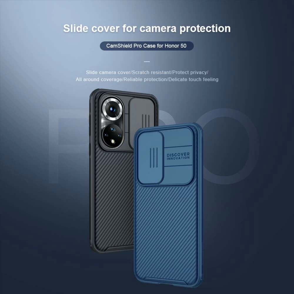 Honor 50 case blue Nillkin CamShield PRO