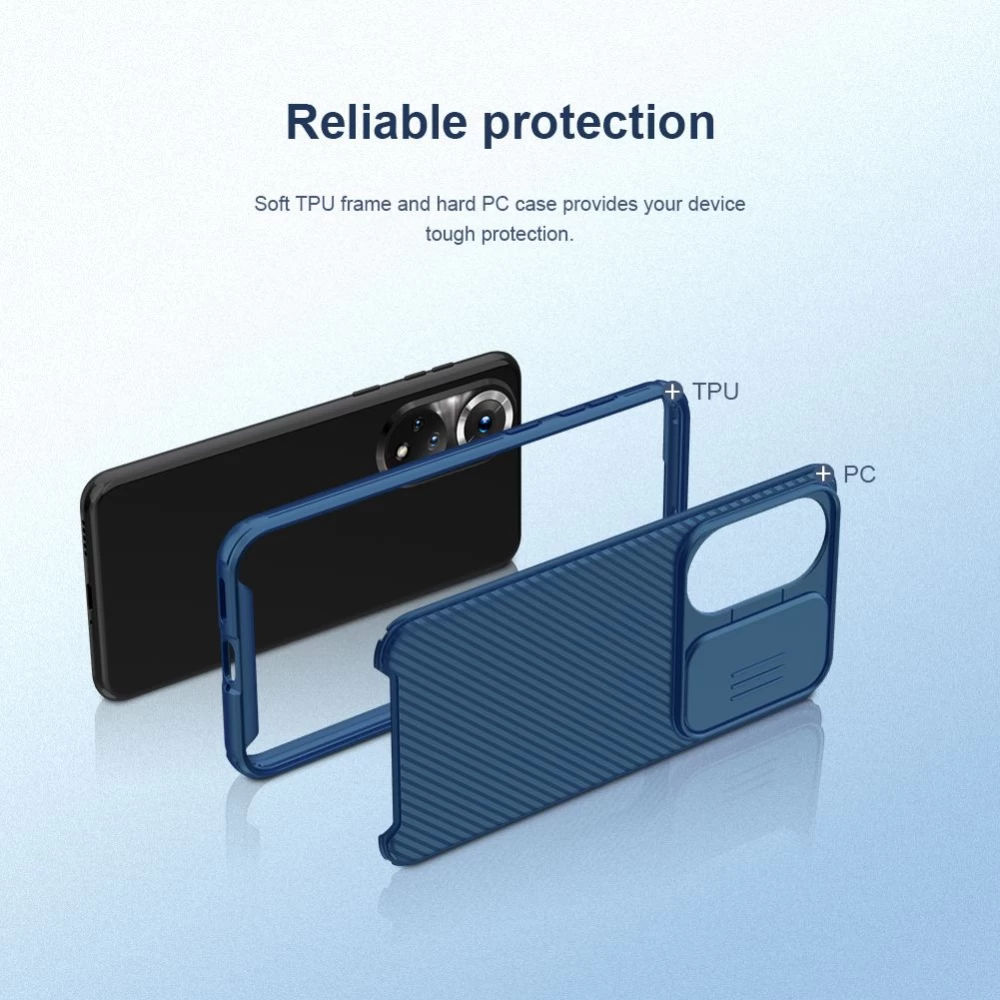 Honor 50 case blue Nillkin CamShield PRO
