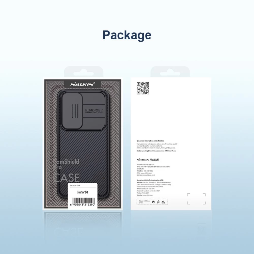 Honor 50 case blue Nillkin CamShield PRO