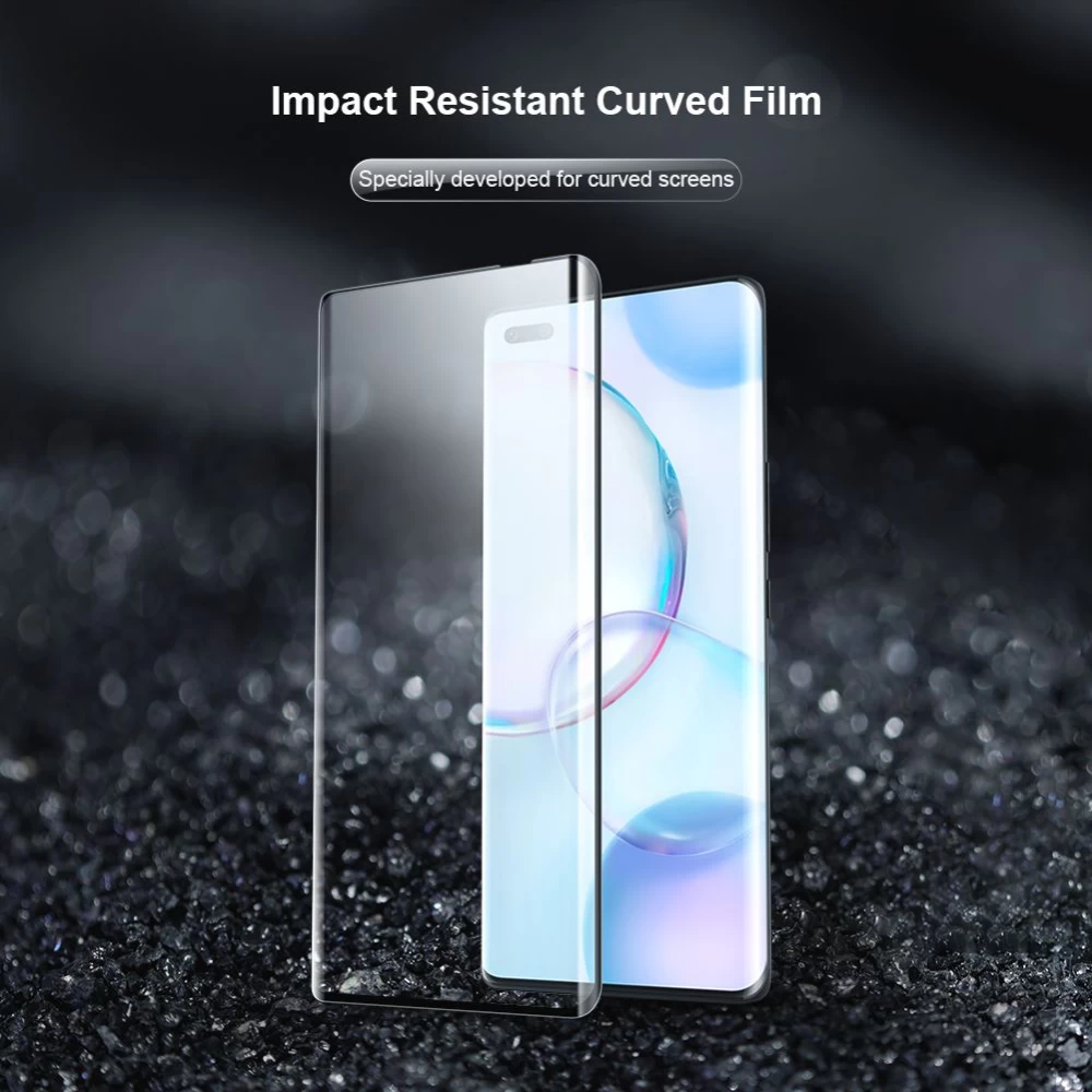Honor 50 Pro защитное стекло  Nillkin Impact Resistant Curved Film (2pack)