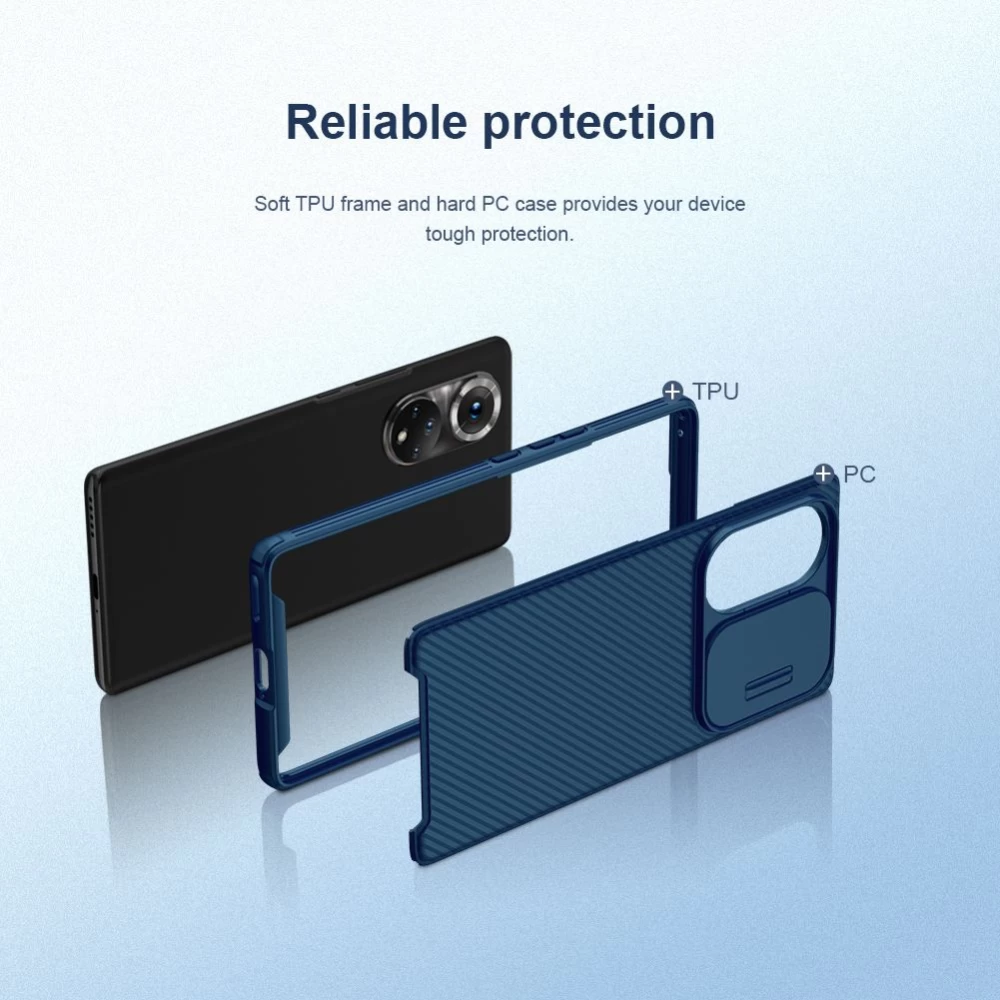 Honor 50 Pro vāciņš melns Nillkin CamShield PRO 