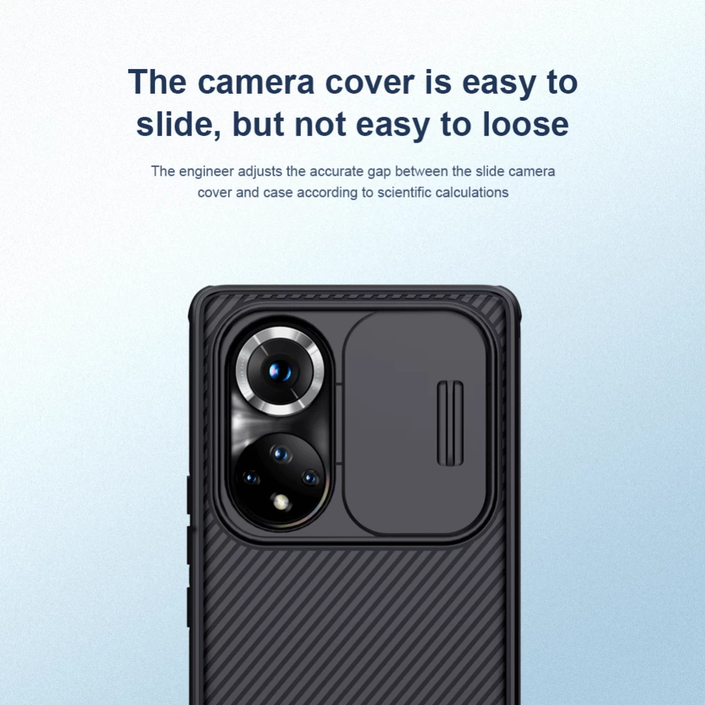 Honor 50 Pro vāciņš melns Nillkin CamShield PRO 