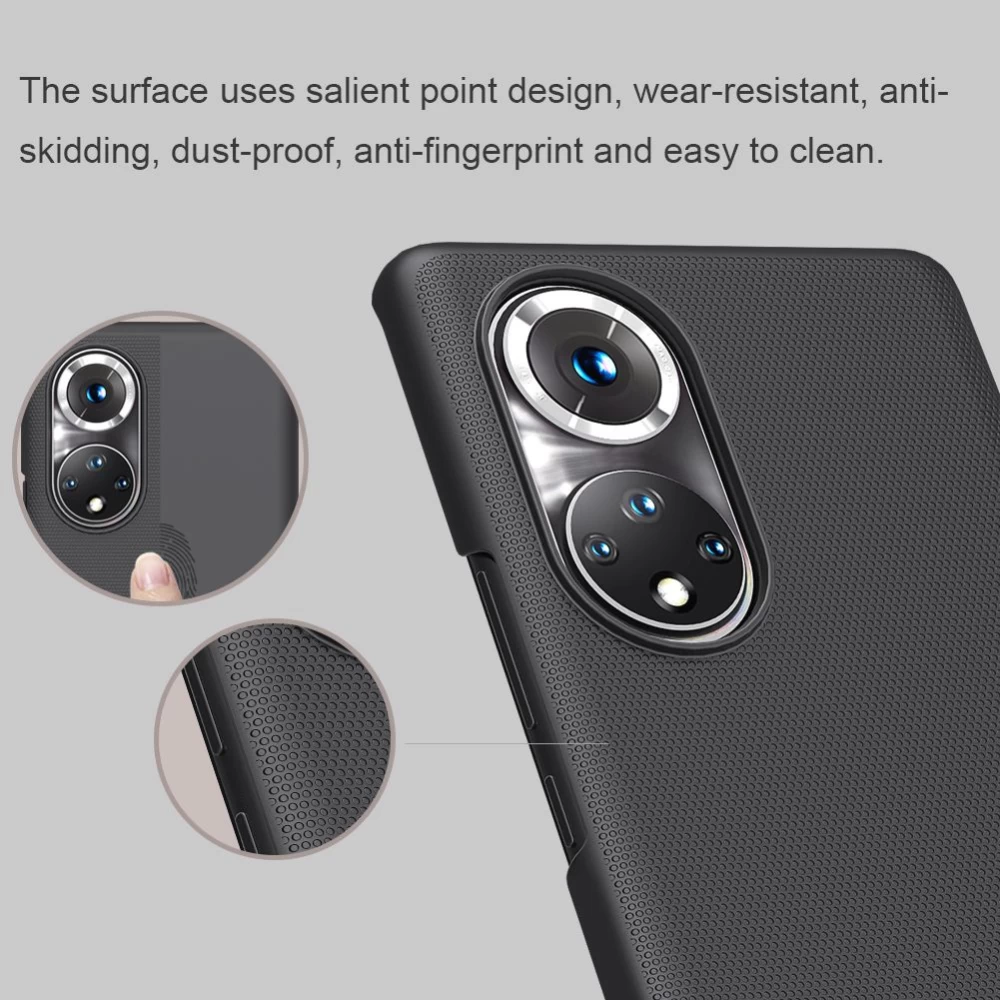 Honor 50 Pro skal röd Nillkin Super Frosted Shield