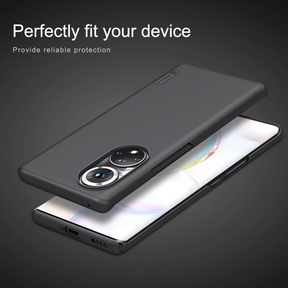 Honor 50 Pro skal röd Nillkin Super Frosted Shield