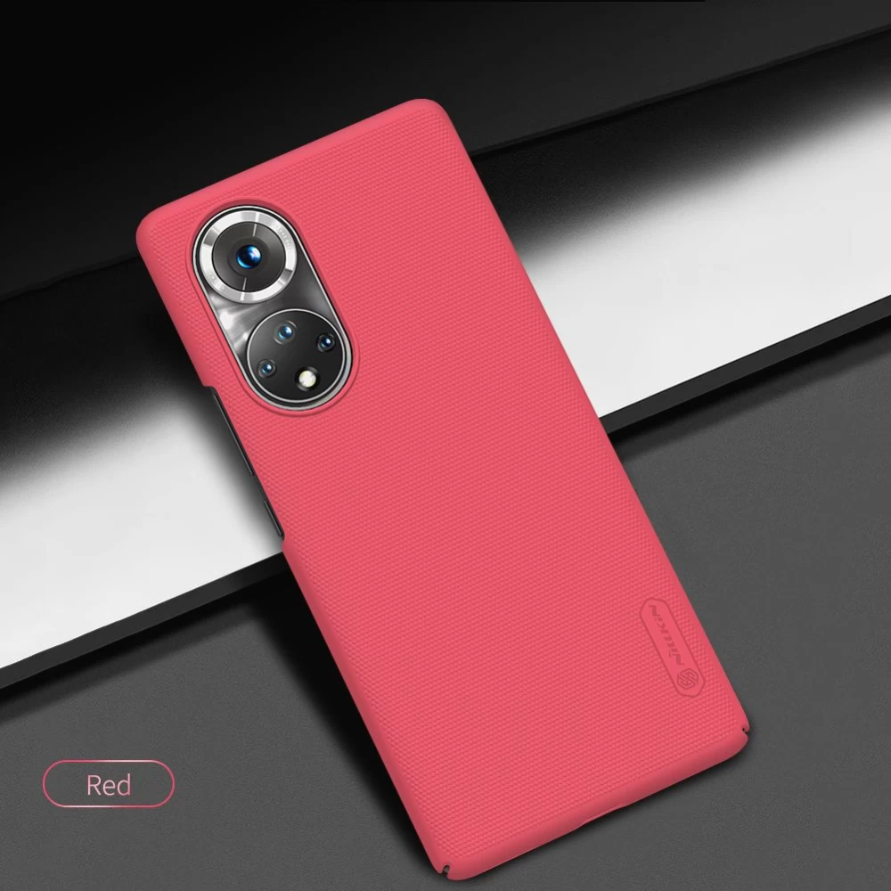 Honor 50 Pro skal röd Nillkin Super Frosted Shield