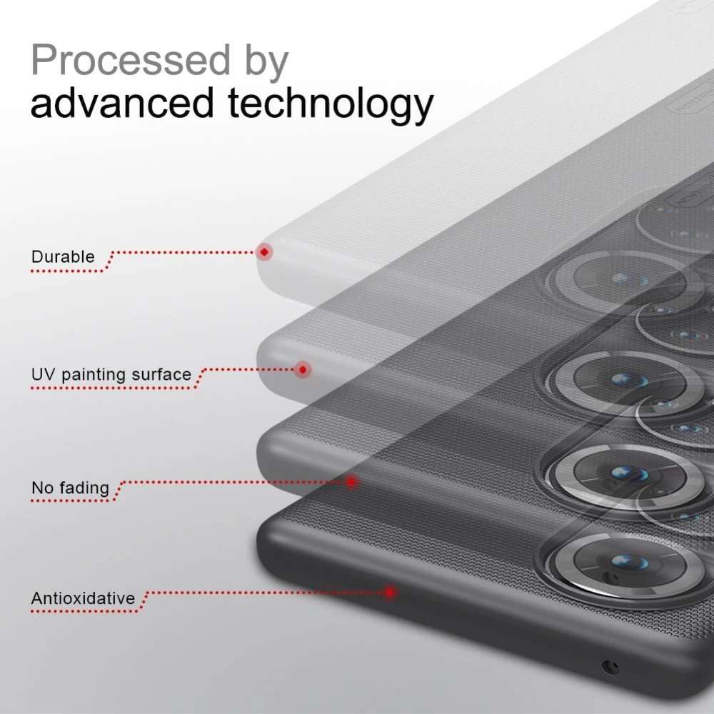 Honor 50 Pro skal blå Nillkin Super Frosted Shield 