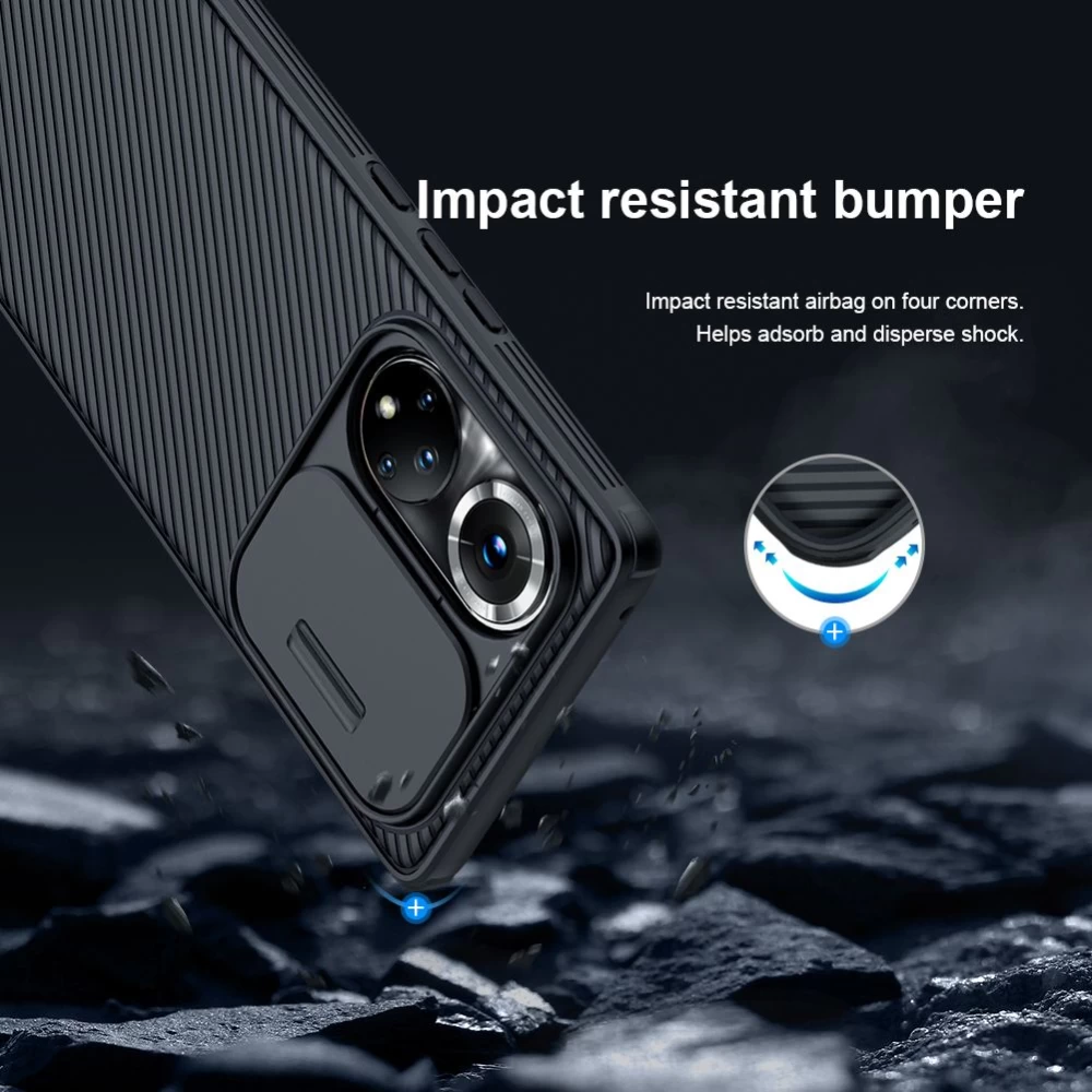 Honor 50 Pro skal blå Nillkin CamShield PRO 