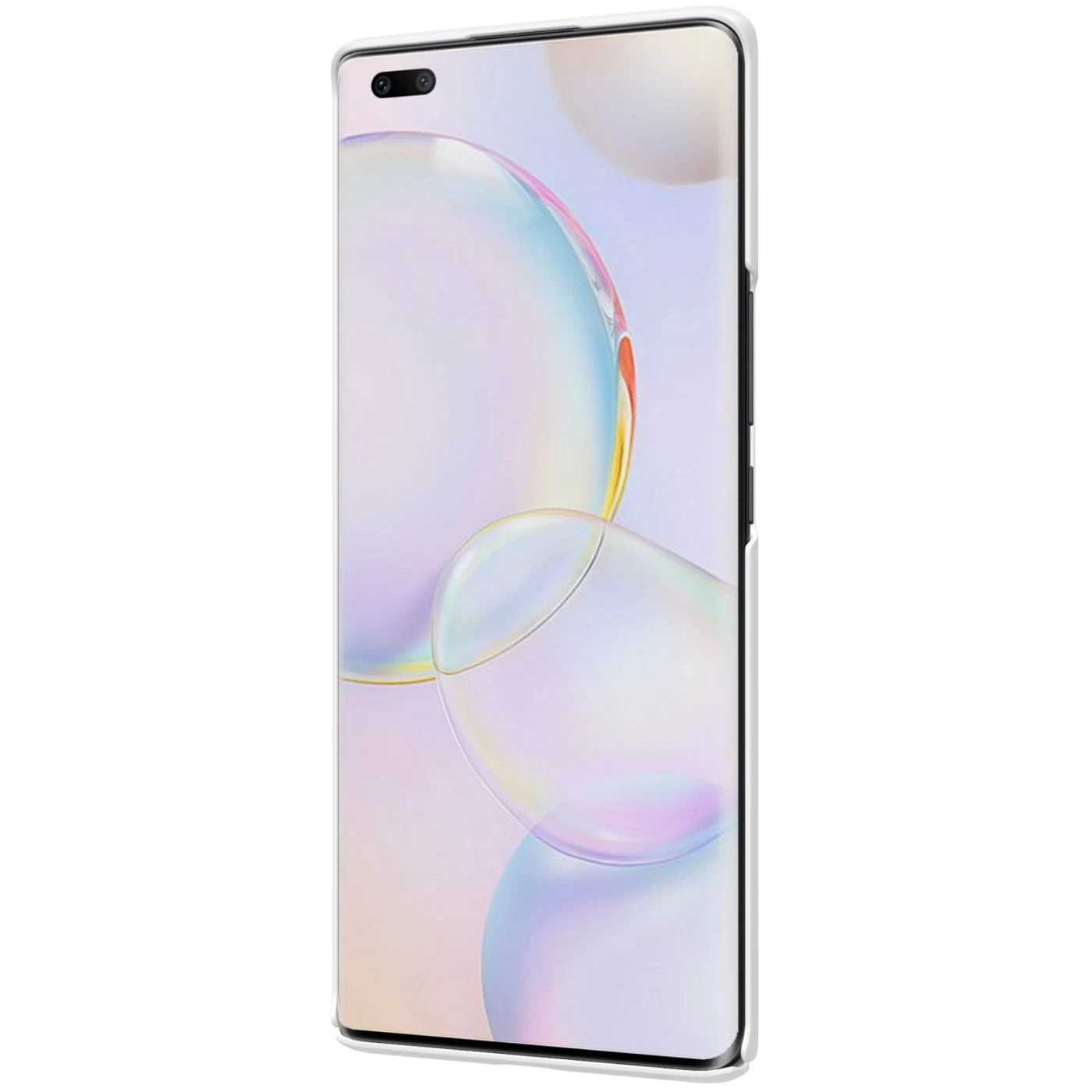 Honor 50 Pro dėklas baltas Nillkin Super Frosted Shield