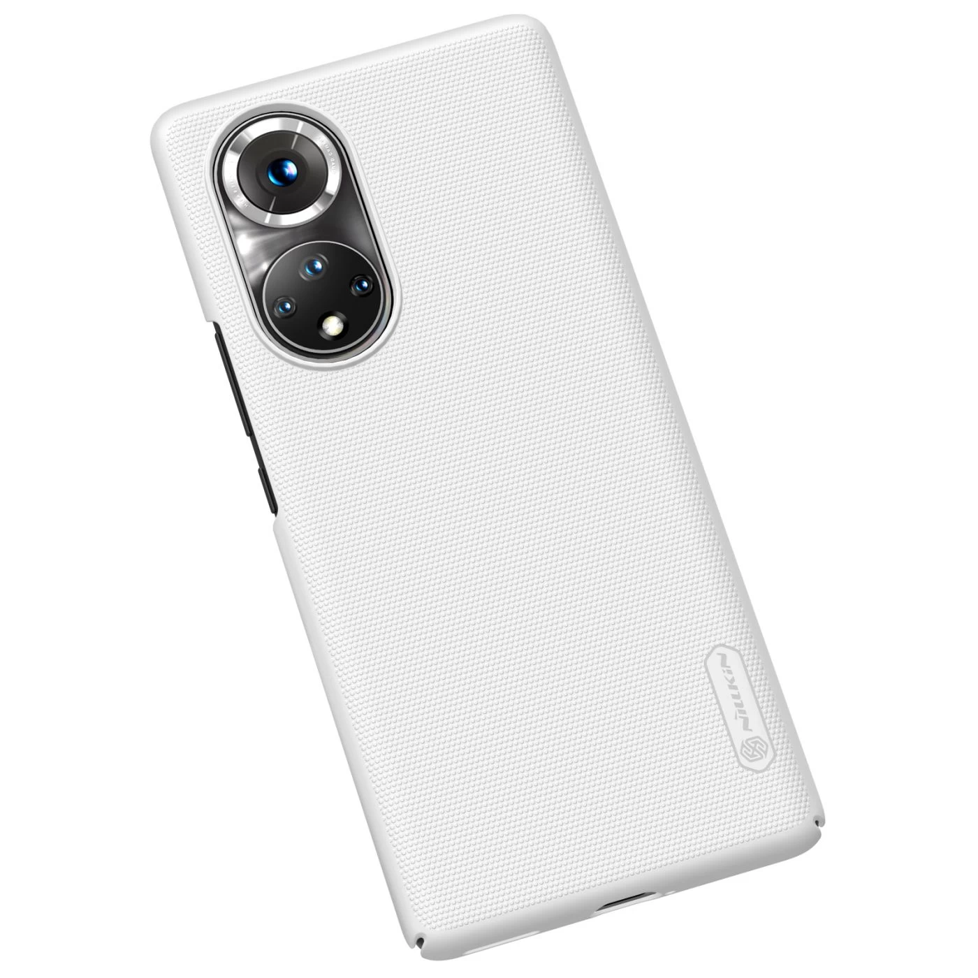 Honor 50 Pro dėklas baltas Nillkin Super Frosted Shield