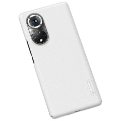 Honor 50 Pro dėklas baltas Nillkin Super Frosted Shield 