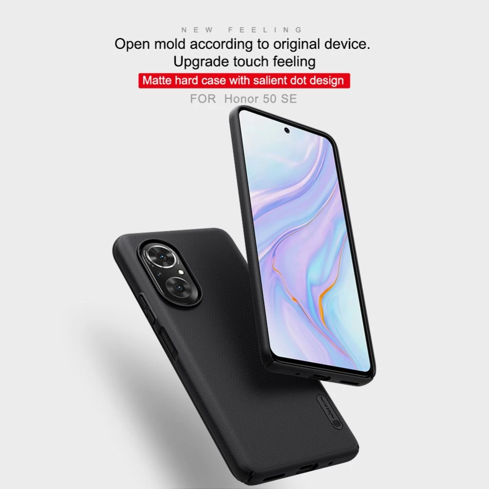 Honor 50 SE case black Nillkin Super Frosted Shield