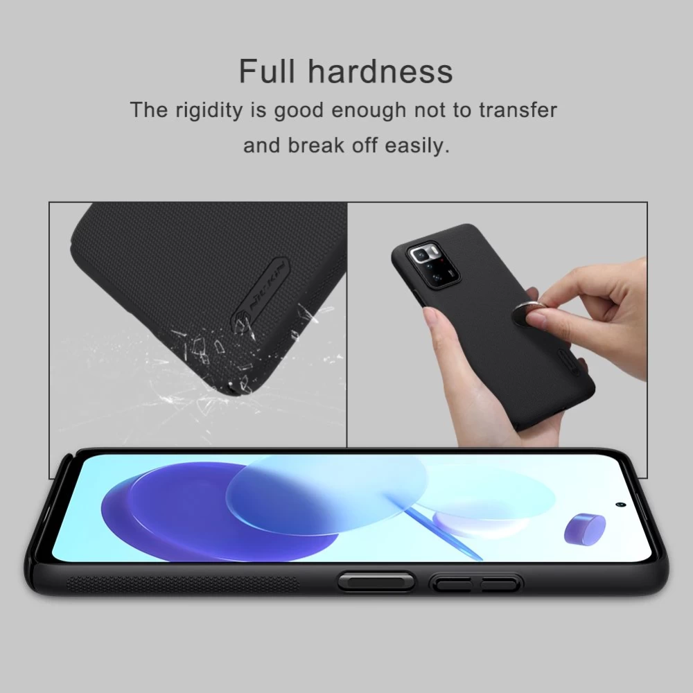 Xiaomi RedMi Note 10 Pro 5G case blue Nillkin Super Frosted Shield
