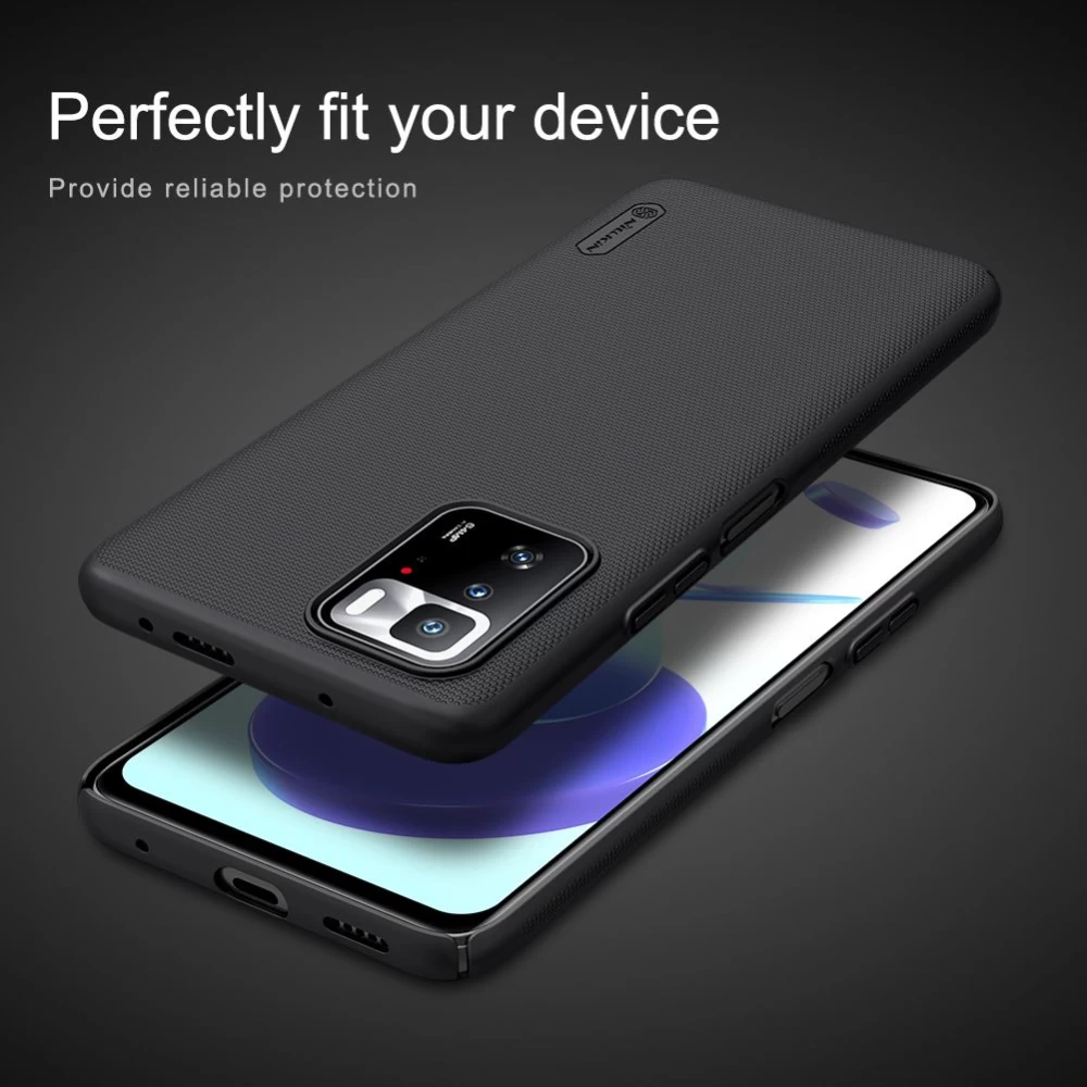 Xiaomi RedMi Note 10 Pro 5G case blue Nillkin Super Frosted Shield