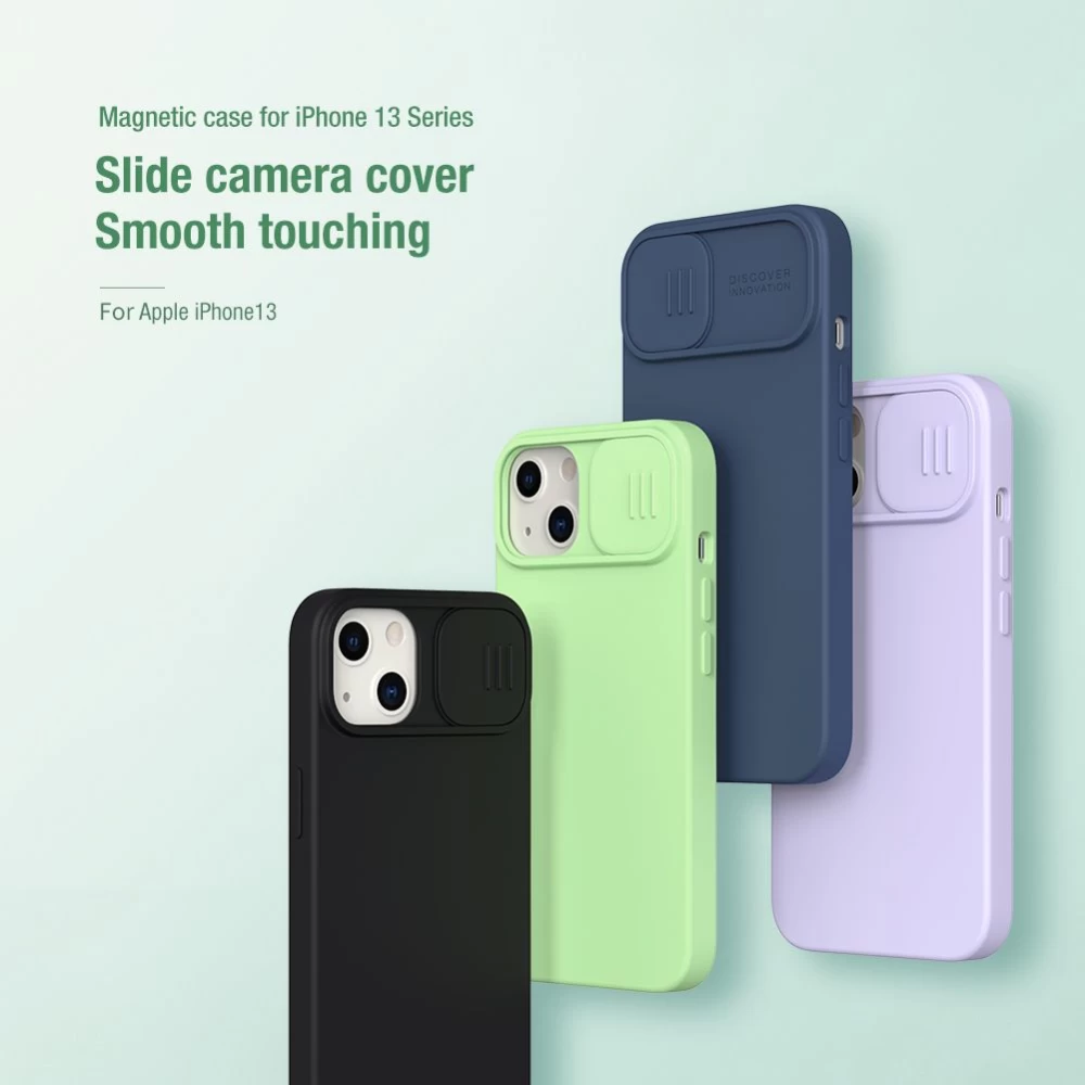 Apple iPhone 13 suojakuori  Nillkin CamShield Silky Magnetic Silicon