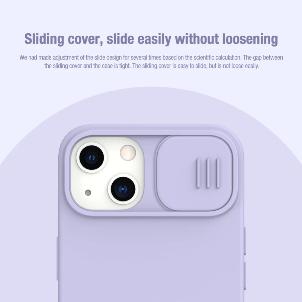 Apple iPhone 13 suojakuori  Nillkin CamShield Silky Magnetic Silicon
