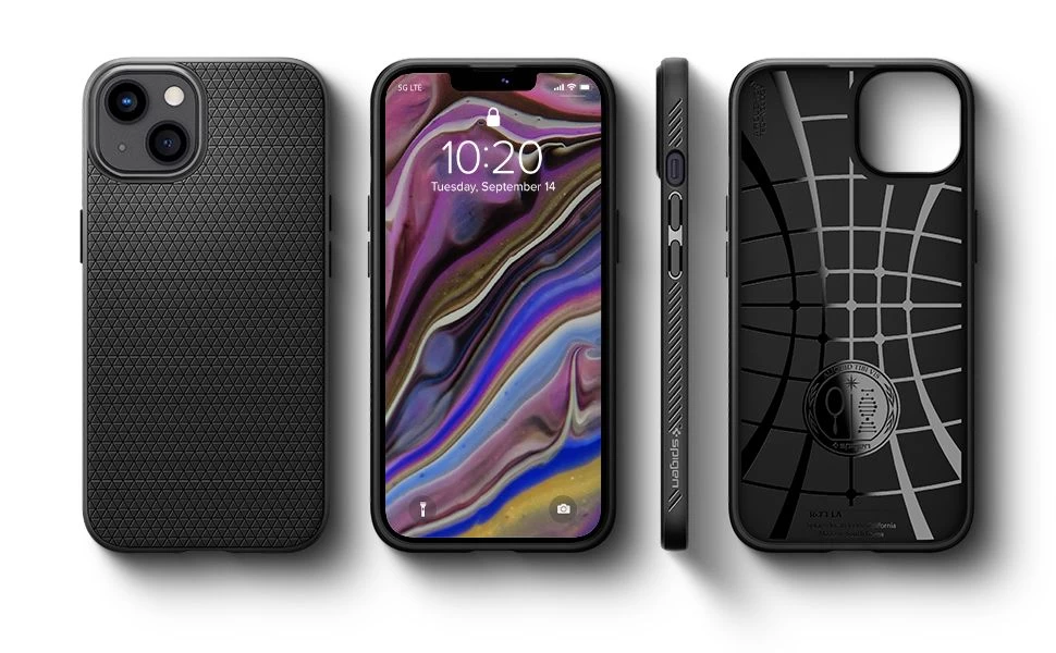 Apple iPhone 13 suojakuori musta SPIGEN Liquid Air